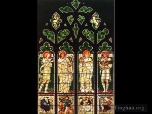 Edward Burne-Jones œuvres - Christ Church Oxford La fenêtre commémorative Vyner
