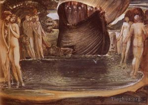 Edward Burne-Jones œuvres - Conception pour les sirènes