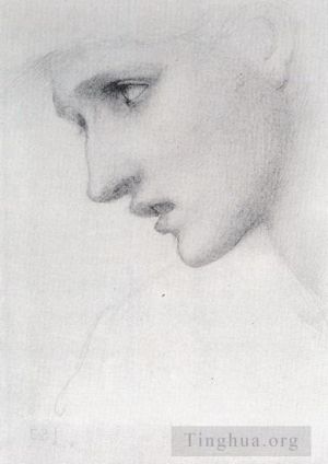 Edward Burne-Jones œuvres - Profil à gauche