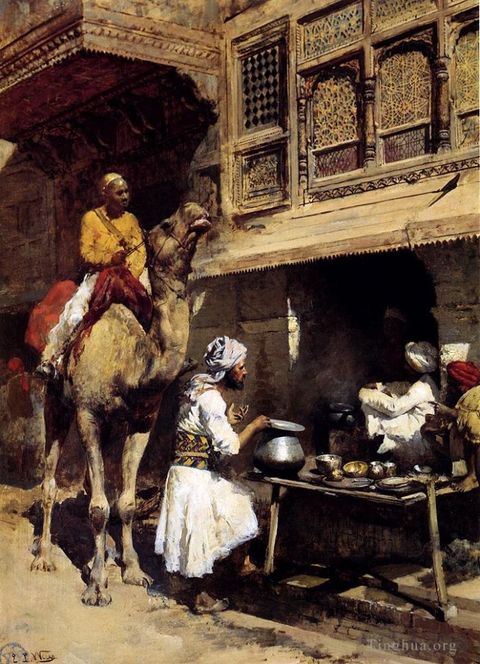 Edwin Lord Weeks Peinture à l'huile - La boutique des forgerons