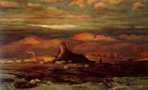 Elihu Vedder œuvres - Le Sphinx du bord de mer
