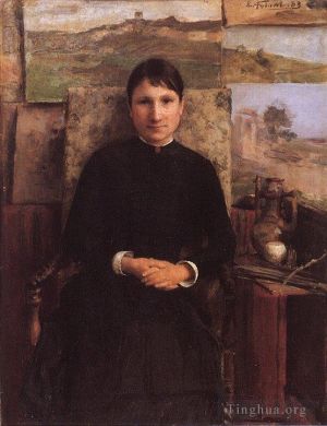 Émile Friant œuvres - Portrait de Mme Petitjean