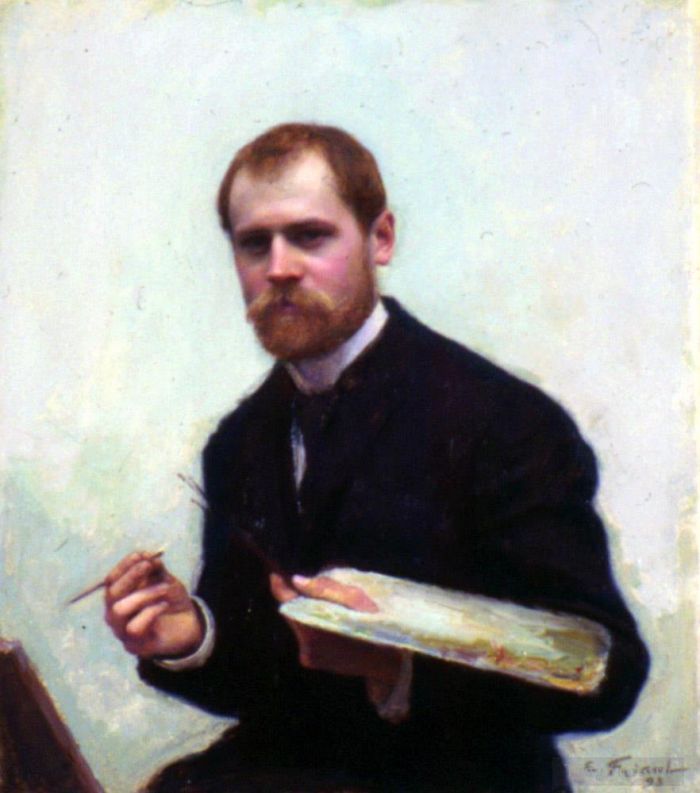 Émile Friant Types de peintures - Autoportrait