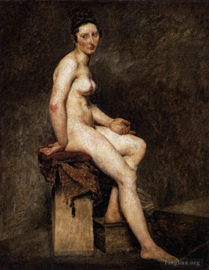 Ferdinand Victor Eugène Delacroix Peinture à l'huile - Mlle Rose