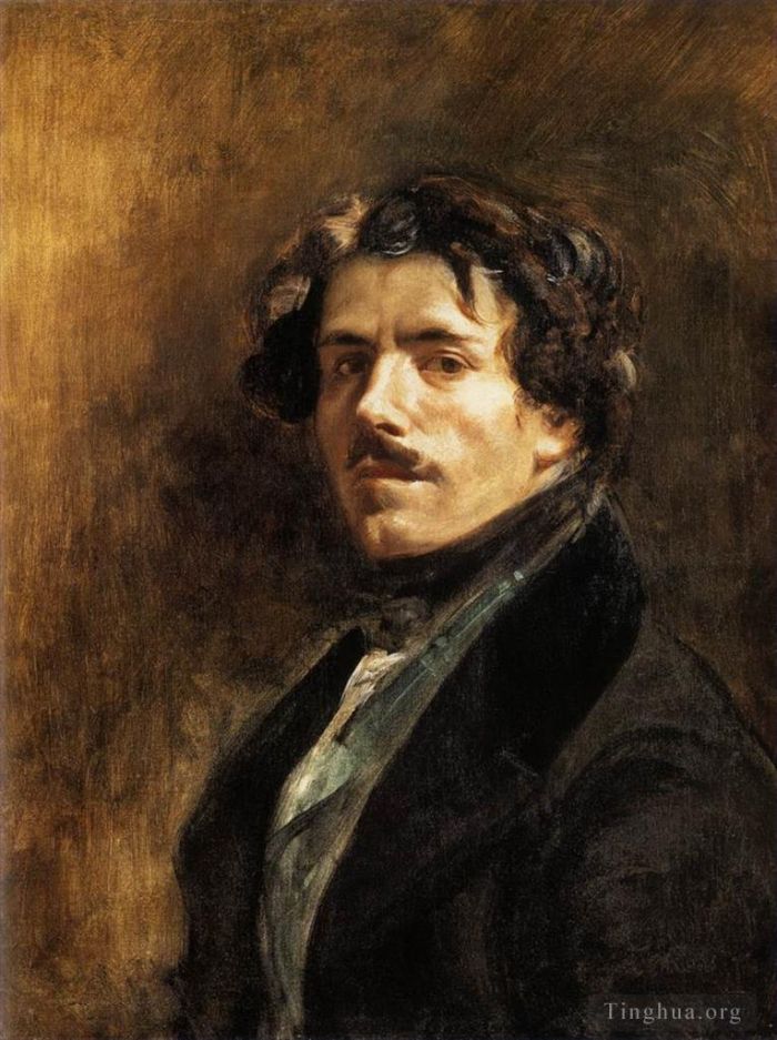 Ferdinand Victor Eugène Delacroix Peinture à l'huile - Autoportrait