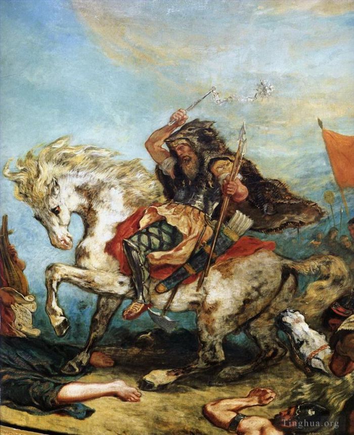 Ferdinand Victor Eugène Delacroix Types de peintures - Attila le chéri