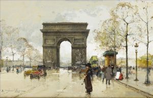 Eugène Galien-Laloue œuvres - Arc de Triomphe