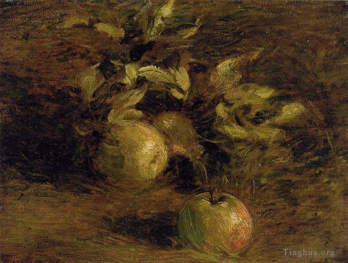 Henri Fantin-Latour Peinture à l'huile - Pommes