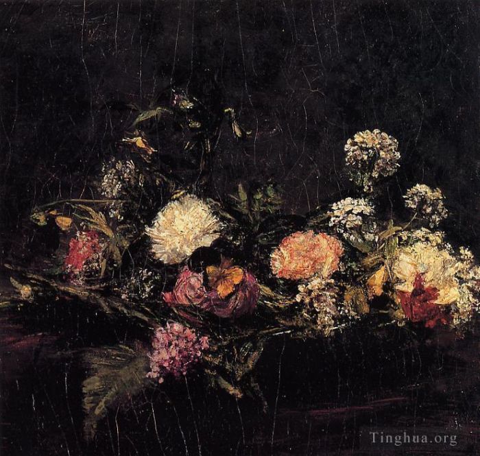Henri Fantin-Latour Peinture à l'huile - Fleurs8