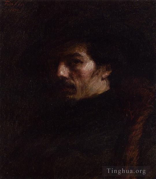 Henri Fantin-Latour Peinture à l'huile - Portrait d'Alphonse Legros