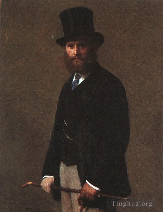 Henri Fantin-Latour Peinture à l'huile - Portrait d'Édouard Manet 1867