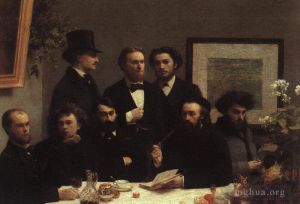 Henri Fantin-Latour œuvres - Le coin de la table 1872