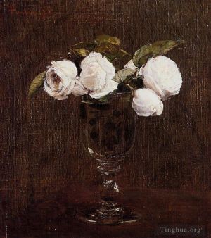 Henri Fantin-Latour œuvres - Vase de Roses