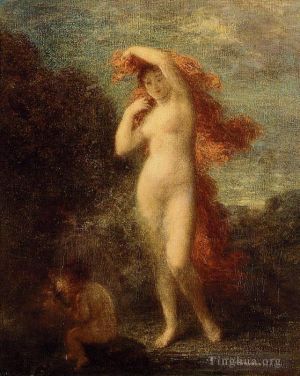 Henri Fantin-Latour œuvres - Vénus et Cupidon