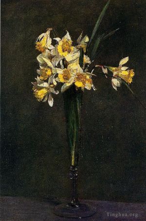 Henri Fantin-Latour œuvres - Fleurs jaunes alias Coucous