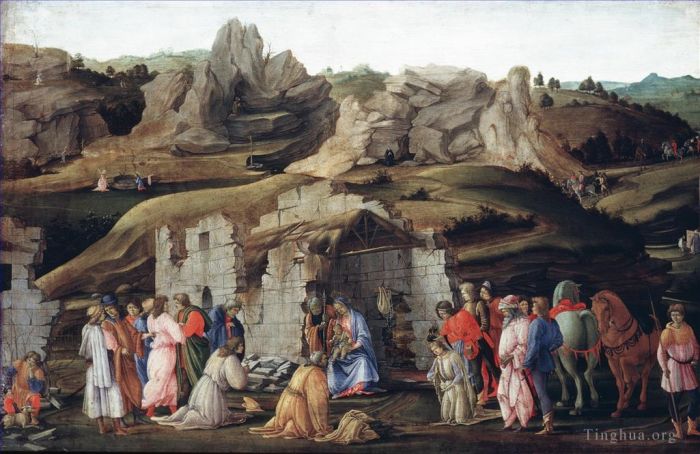Filippino Lippi Peinture à l'huile - Lippi Filippino L'Adoration des Mages