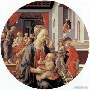 Filippino Lippi œuvres - Vierge à l'Enfant