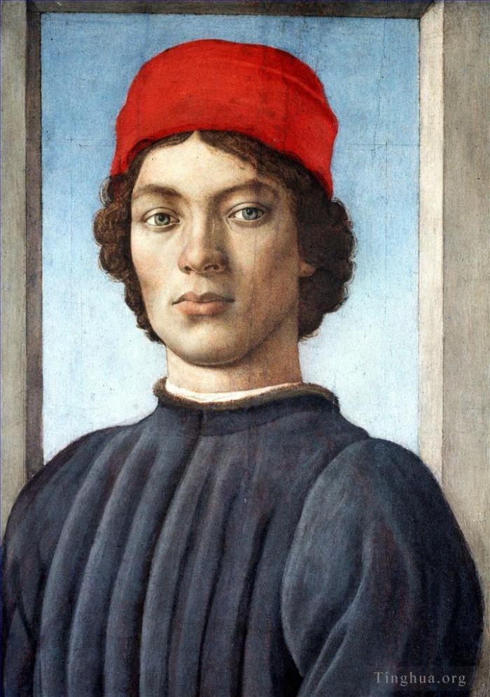 Filippino Lippi Peinture à l'huile - Portrait d'un jeune