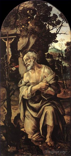Filippino Lippi œuvres - Saint Jérôme, années 1490