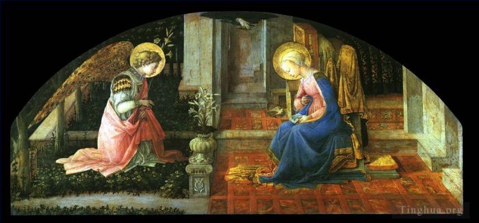 Filippino Lippi Peinture à l'huile - L'Annonciation