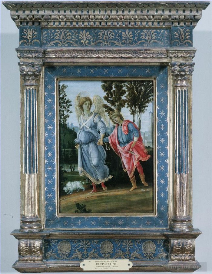 Filippino Lippi Peinture à l'huile - Tobias et l'ange