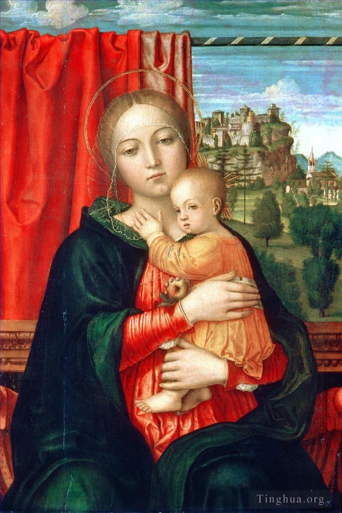 Filippino Lippi Peinture à l'huile - Vierge à l'enfant