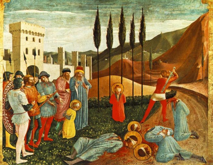 Fra Angelico Types de peintures - Décapitation de saint Côme et saint Damien