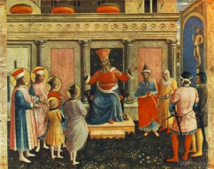 Fra Angelico œuvres - Saint Côme et saint Damien devant Lisius