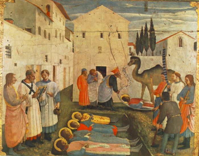 Fra Angelico Types de peintures - Sépulcre de Saint Côme et Saint Damien