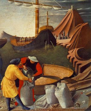 Fra Angelico œuvres - Histoire de Saint Nicolas Saint Nicolas sauve le navire