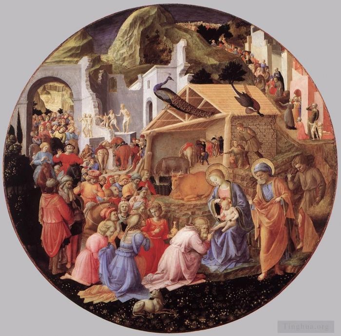 Fra Angelico Types de peintures - L'adoration des mages