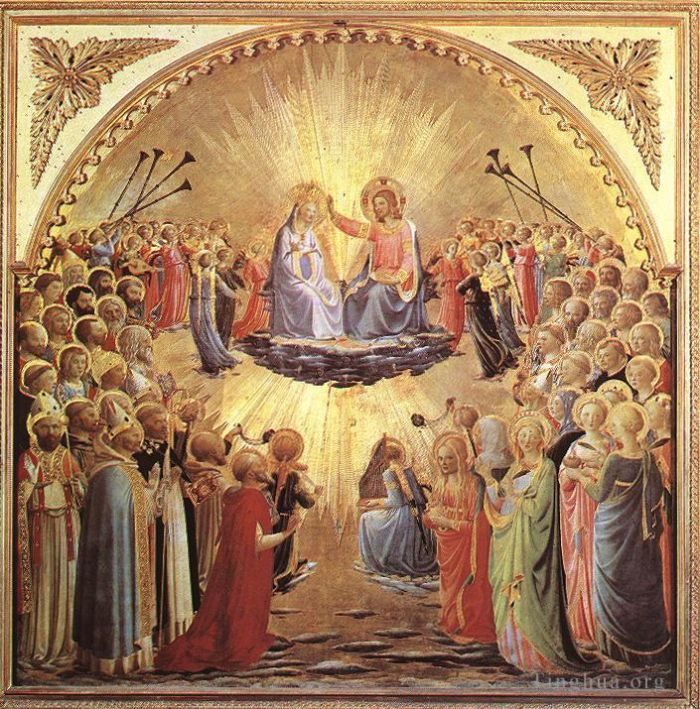 Fra Angelico Types de peintures - Le couronnement de la Vierge