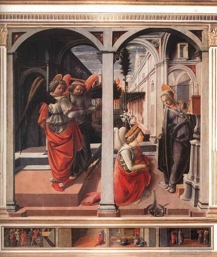 Fra Filippo Lippi Types de peintures - Annonciation 1445