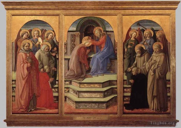 Fra Filippo Lippi Types de peintures - Couronnement de la Vierge 2