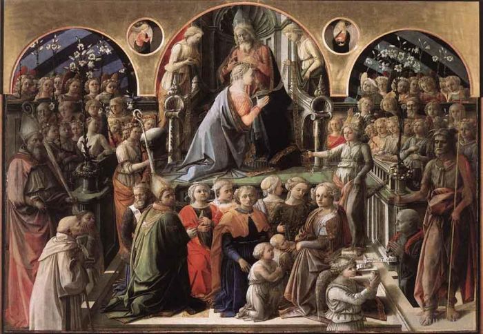 Fra Filippo Lippi Types de peintures - Couronnement de la Vierge