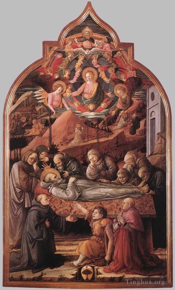 Fra Filippo Lippi Types de peintures - Funérailles de saint Jérôme