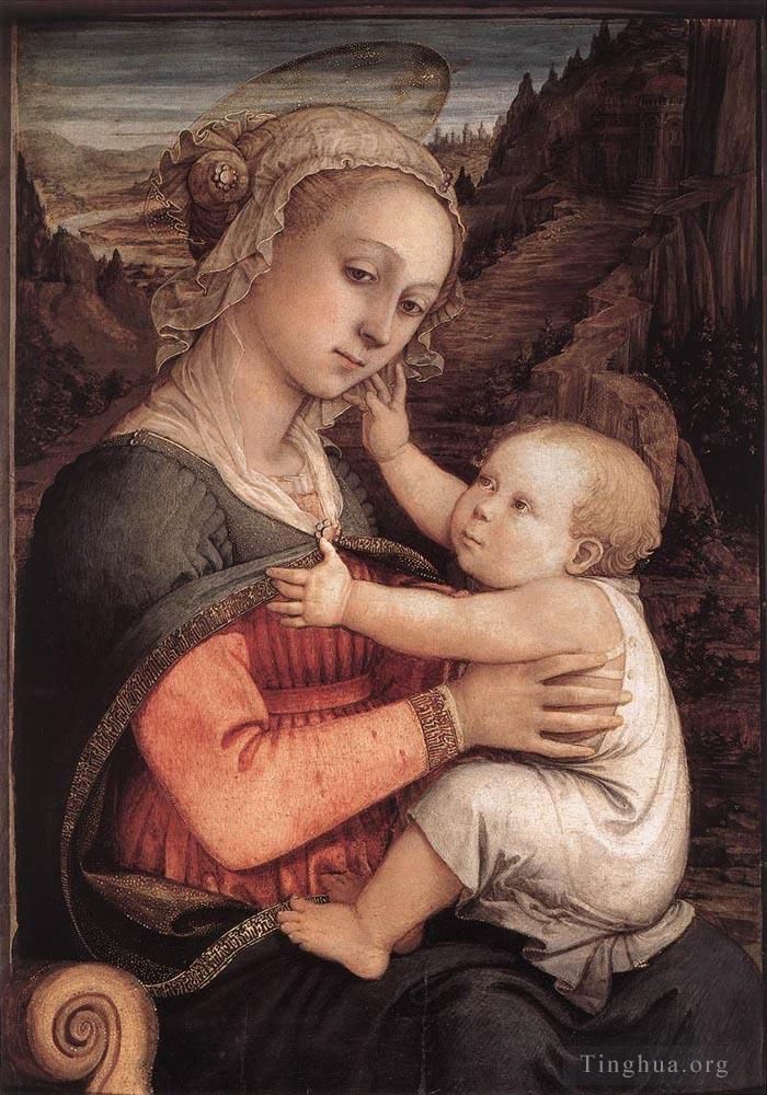 Fra Filippo Lippi Types de peintures - Vierge à l'Enfant 1460
