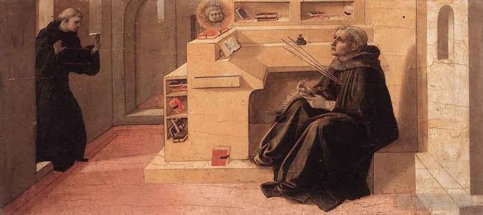 Fra Filippo Lippi Types de peintures - Vision de saint Augustin