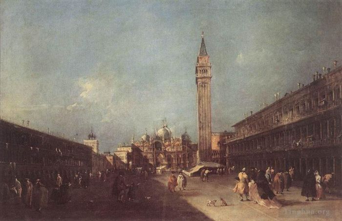 Francesco Guardi Peinture à l'huile - Place Saint-Marc