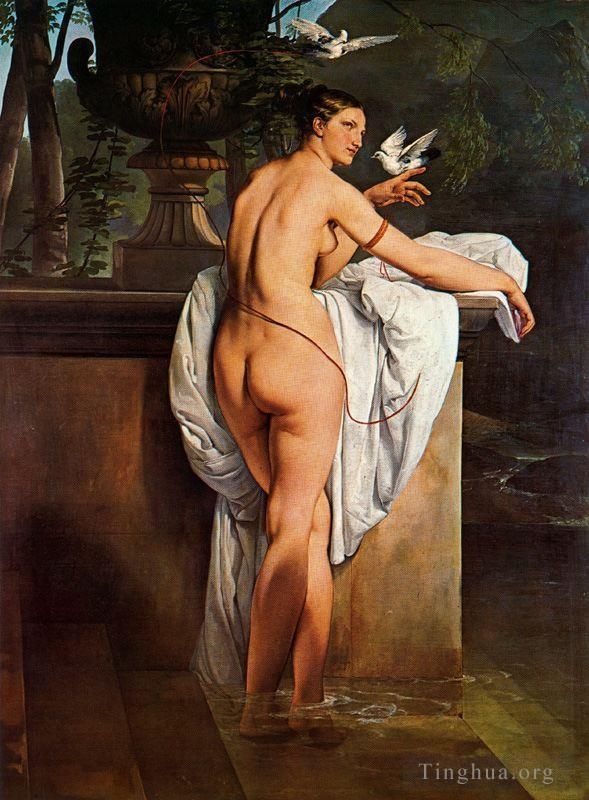 Francesco Hayez Peinture à l'huile - Carlotta Chabert comme venere