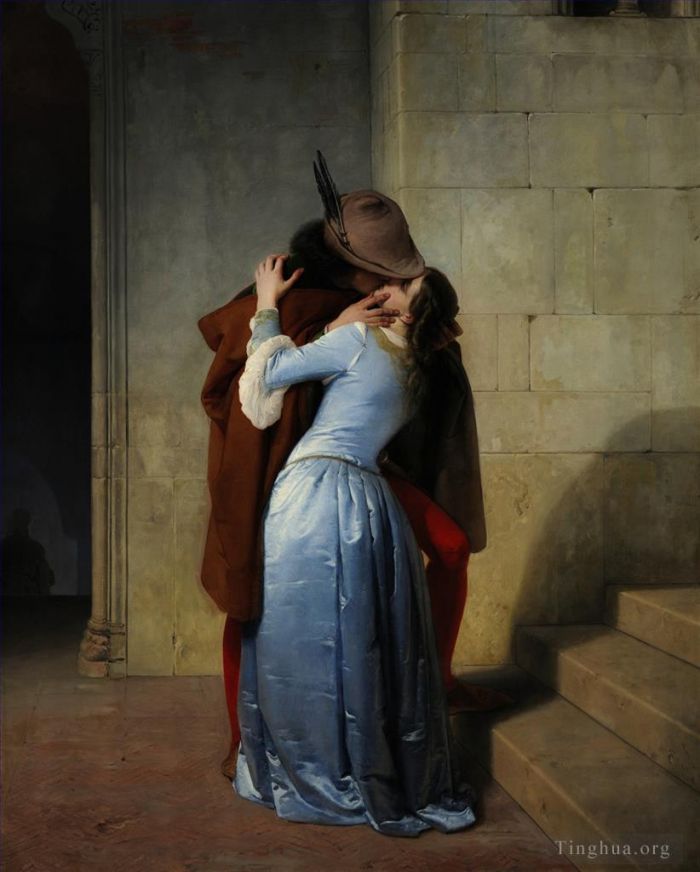Francesco Hayez Peinture à l'huile - Le baiser