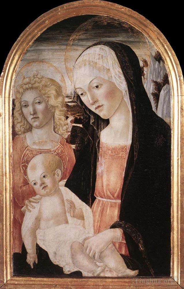 Francesco di Giorgio Types de peintures - Vierge à l'Enfant avec un ange