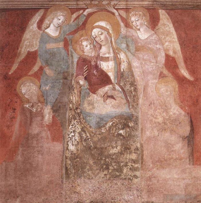Francesco di Giorgio Types de peintures - Vierge à l'Enfant avec des anges