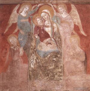 Francesco di Giorgio œuvres - Vierge à l'Enfant avec des anges