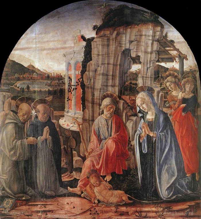 Francesco di Giorgio Types de peintures - Nativité 1475