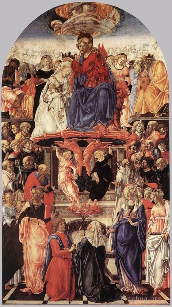 Francesco di Giorgio Types de peintures - Le couronnement de la Vierge