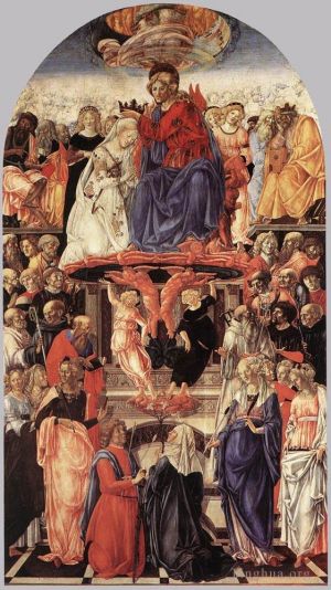 Francesco di Giorgio œuvres - Le couronnement de la Vierge