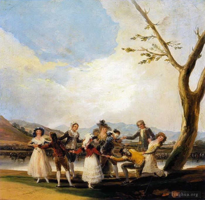 Francisco José de Goya y Lucientes Peinture à l'huile - Buff de l'aveugle