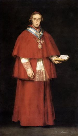 Francisco José de Goya y Lucientes œuvres - Cardinal Luis María de Borbon y Vallabriga