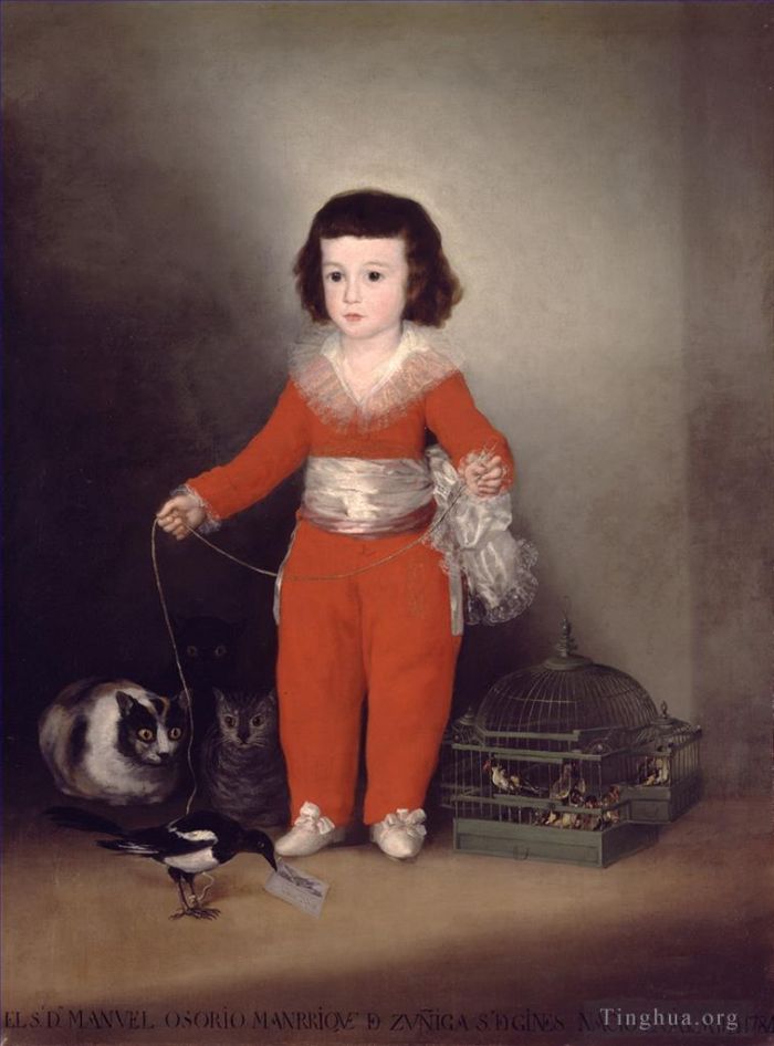 Francisco José de Goya y Lucientes Peinture à l'huile - Don Manuel Osorio Manrique de Zuniga